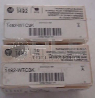 LOT OF 16 NEW ALLEN BRADLEY 1492-WTC3K SERIES A THERMOCOUPLE BLOCKS