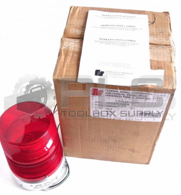 NEW FEDERAL SIGNAL 131ST-120R RED STROBE LIGHT
