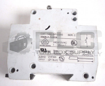 ALLEN BRADLEY 1492-SP1D250  SER.C CIRCUIT BREAKER