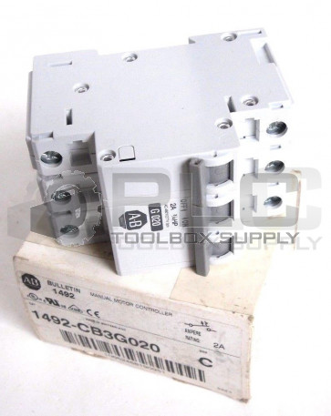NEW ALLEN BRADLEY 1492-CB3G020 SER.C CIRCUIT BREAKER