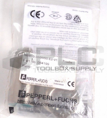 NEW PEPPERL+ FUCHS 084199 INDUCTIVE PROXIMITY SWITCH NBB10-30GM50-E2-V1