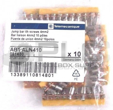 NEW TELEMECANIQUE AB1 ALN410 JUMP BAR ITH SCREWS AB1ALN410