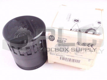 NEW ALLEN BRADLEY 855T-B24SA1 BLACK STACK LIGHT SINGLE TONE SOUND