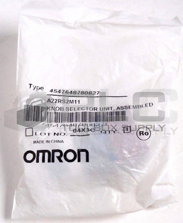 NEW OMRON A22RS2M11 KNOB SELECTOR UNIT 04X3C A22R-01