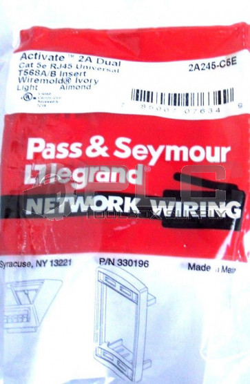 LOT OF 10 NEW PASS & SETMOUR 2A245-C5E NETWORK WIRING ACTIVATE 2A DUAL 330196
