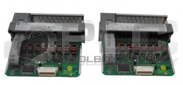 LOT OF 2 ALLEN BRADLEY 1746-0B16 SER. C OUTPUT MODULE 1746-OB16