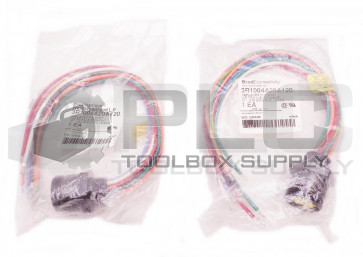 LOT OF 2 NEW SEALED WOODHEAD 3R1004A20A120 REPLACES 47207 10P FEM STR 12" 16 AWG