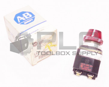 NEW ALLEN BRADLEY 800T-P16R/ T PILOT LIGHT W/ 40171-002-01 COIL 120V 50/60HZ