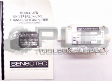 NEW SENSOTEC 060-6827-03 IN-LINE AMPLIFIER IN-LINE INPUT 18-32VDC OUTPUT 4-20MA