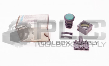 NEW SIEMENS 3SB3 245-0AA41 GREEN ILLUMINATED PUSH BUTTON 3SB3400