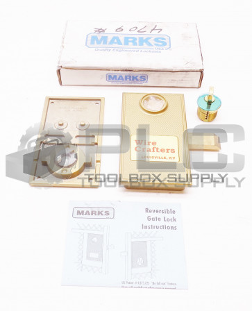 NEW MARKS W3730-WC REVERSIBLE SWINGING GATE LOCK W3703 W3701