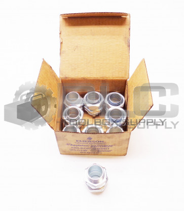 LOT OF 9 NEW APPLETON ST100 1" CONNECTOR FOR LIQUID TIGHT FLEXIBLE METAL CONDUIT