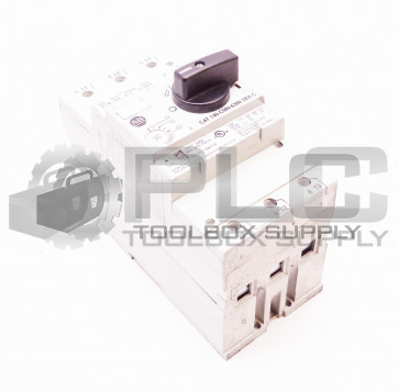 NEW ALLEN BRADLEY 140-CMN-6300 SER C CIRCUIT BREAKER SUPPLY VOLTAGE 480V 60HZ