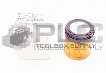 NEW ALLEN BRADLEY 855T-B24TL5 SER C STEADY LED AMBER STACKLIGHT W/855E-LL24A /A