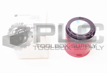 NEW ALLEN BRADLEY 855T-B24TL4 SER C STEADY LED RED STACKLIGHT  W/855E-LL24R /A
