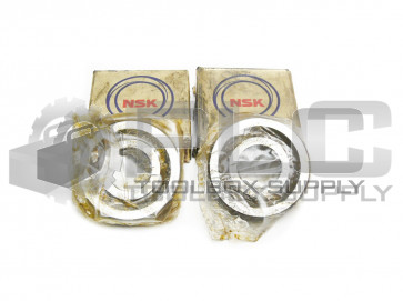 LOT OF 2 NEW NSK 25TAC62BSUC10PN7B BALL SCREW BEARING 25mm BORE, 62mm OD
