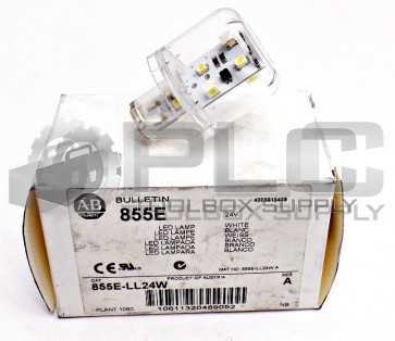 NEW ALLEN BRADLEY 855E-LL24W /A LED REPLACEMENT LAMP CLEAR 855ELL24W SER.A