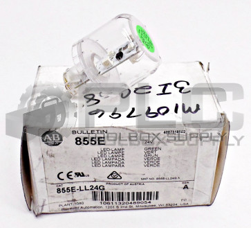 NEW ALLEN BRADLEY 855E-LL24G /A LED REPLACEMENT LAMP CLEAR 855ELL24G  /A *READ*