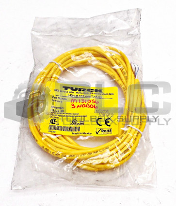 NEW TURCK PKW 4M-6 PICOFAST MOLDED CORDSET PKW4M6 U2512-30