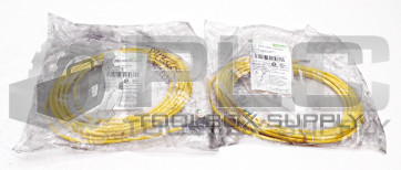 LOT OF 2 NEW MURR ELEKTRONIK 7000-12341-0140500 CABLE M12 FEMALE 90°