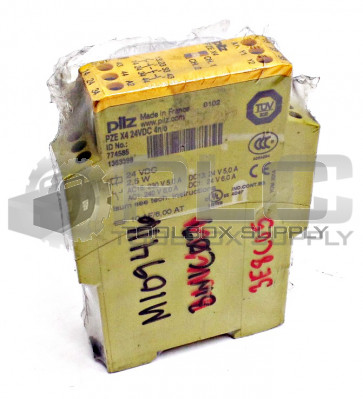 NEW PILZ PZE-X4-24VDC-4N/O CONTACT EXPANDER MODULE 774585 PZEX424VDC4NO 
