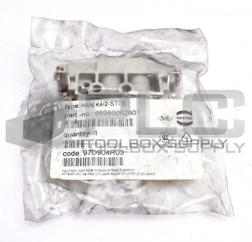 NEW HARTING HAN K4/2-STI-S MALE INSERT SOCKET 09380062601