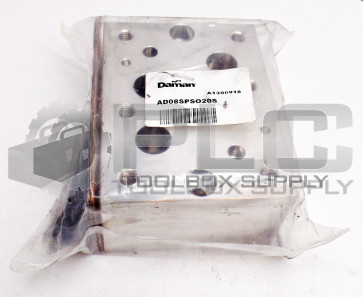 NEW DAMAN AD08SPSO20S ALUMINUM VALVE SUBPLATE