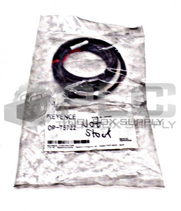 NEW KEYENCE CORP OP-75722 CORDSET 4PIN FEMALE OP75722 CORDSET L-SHAPE CONNECTOR