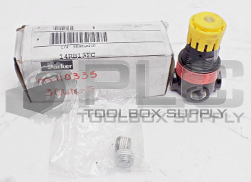NEW PARKER 14RB13FC REGULATOR1/4"GAUGE PORTS