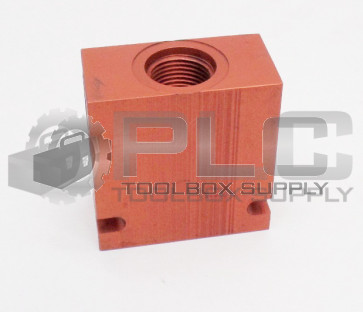 NEW PARKER LB10715A SAE 8 ALUMINUM BLOCK