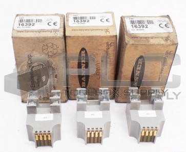 LOT OF 3 NEW BANNER PBP POWER BLOCK 30VDC MULTI-BEAM 16392