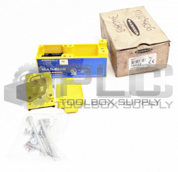 NEW BANNER SBFX1 SCANNER BLOCK MULTI-BEAM FIBER OPTIC 16652