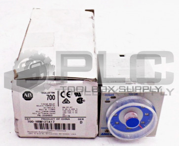 NEW ALLEN BRADLEY 700-HRM12TA17 /D RELAY TIMING ON-DELAY SER.D 700HRM12TA17