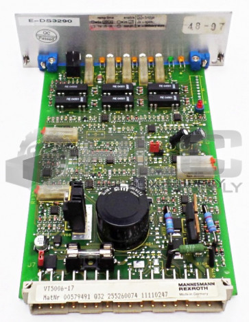 REXROTH VT-5006-17 AMPLIFIER CARD 6VOLT VT500617
