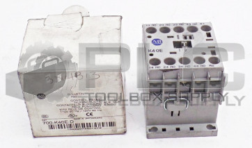 NEW ALLEN BRADLEY 700-K40E-D /B MINIATURE CONTROL RELAY SER.B 700K40ED