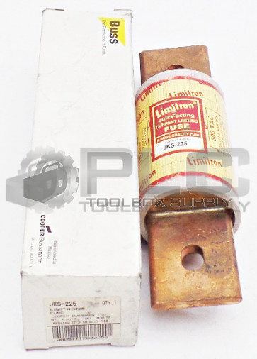NEW LIMITRON JKS-225 FUSE 225AMP 600VAC FAST ACTING CLASS J JKS225