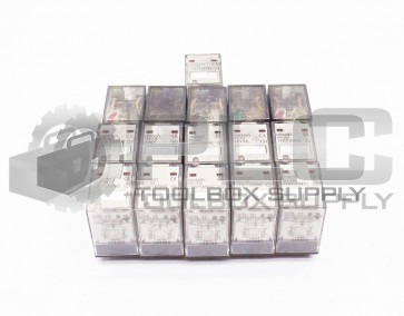 LOT OF 16 OMRON MY2N RELAY ELECTROMAGNETIC 110/120VAC