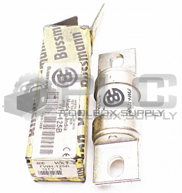 NEW BUSSMANN FWH-125B FUSE 125AMP 500VAC FWH125B