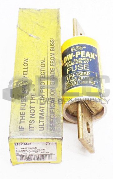 NEW BUSSMANN LPJ-150SP FUSE LOW-PEAK 150 AMP 600 VAC 300 VDC LPJ150SP