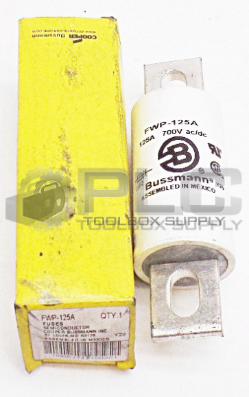 NEW BUSSMANN FWP-125A FUSE SEMICONDUCTOR 125AMP 700V FWP125A