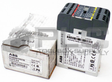 NEW ABB 2TLA020070R0700 PLC MODULE PLUTO B16 2.5AMP 800MA 24VDC