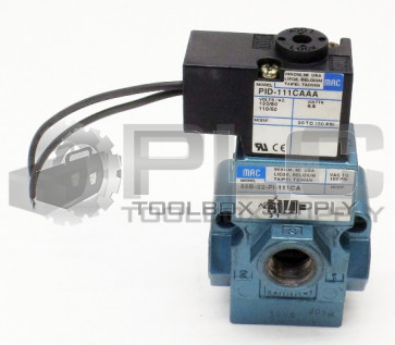 MAC VALVES 55B-22-PI-111CA SOLENOID VALVE 150PSI 55B22PI111CA