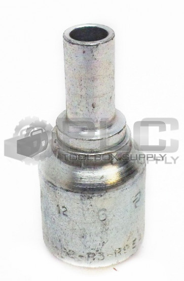NEW PARKER 11D43-12-6 HYDRAULIC HOSE FITTING MALE STANDPIPE METRIC L 11D43126