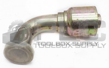 NEW PARKER 14N78-24-24 HOSE FITTING SAE CODE 61 FLANGE HEAD 90° 14N782424
