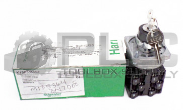 NEW SCHNEIDER ELECTRIC K1SF50565Z CAM SWITCH KEY OPERATED 1PH 2POLES 11V