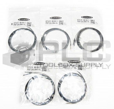 LOT OF 5 NEW BANNER PBT26UM4-VL PLASTIC FIBER DIFFUSE REFLECTIVE 87519 