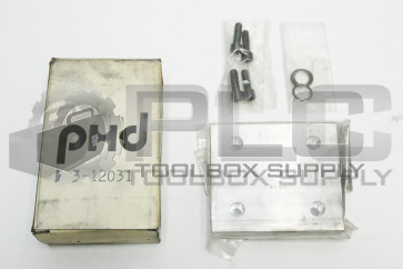 NEW PHD INC 3-12031 HYDRAULIC MANIFOLD 3" X 3.5" X 0.75"