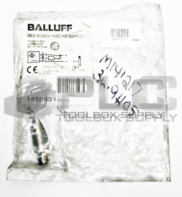 NEW BALLUFF BES M18EG1-NSC10Z-S04G-S11 INDUCTIVE SENSOR 10-30 V DC