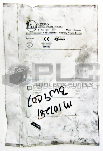 NEW IFM IG0345 INDUCTIVE SENSOR IGK2012-ABOA/SL/LS100-AK