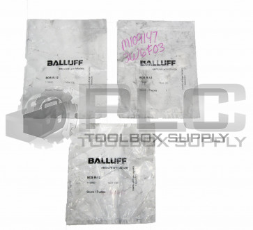 LOT OF 3 NEW BALLUFF BOS R-12 REFLECTOR FOR PHOTOELECTRIC RETROREFLECTIVE SENSOR